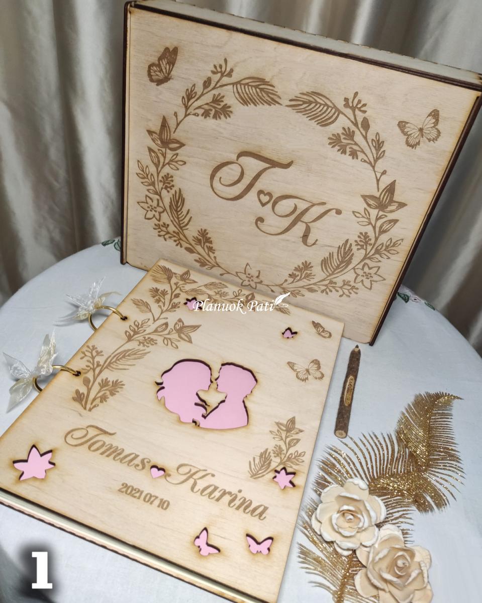 Svečių palinkėjimų knyga A4 formato