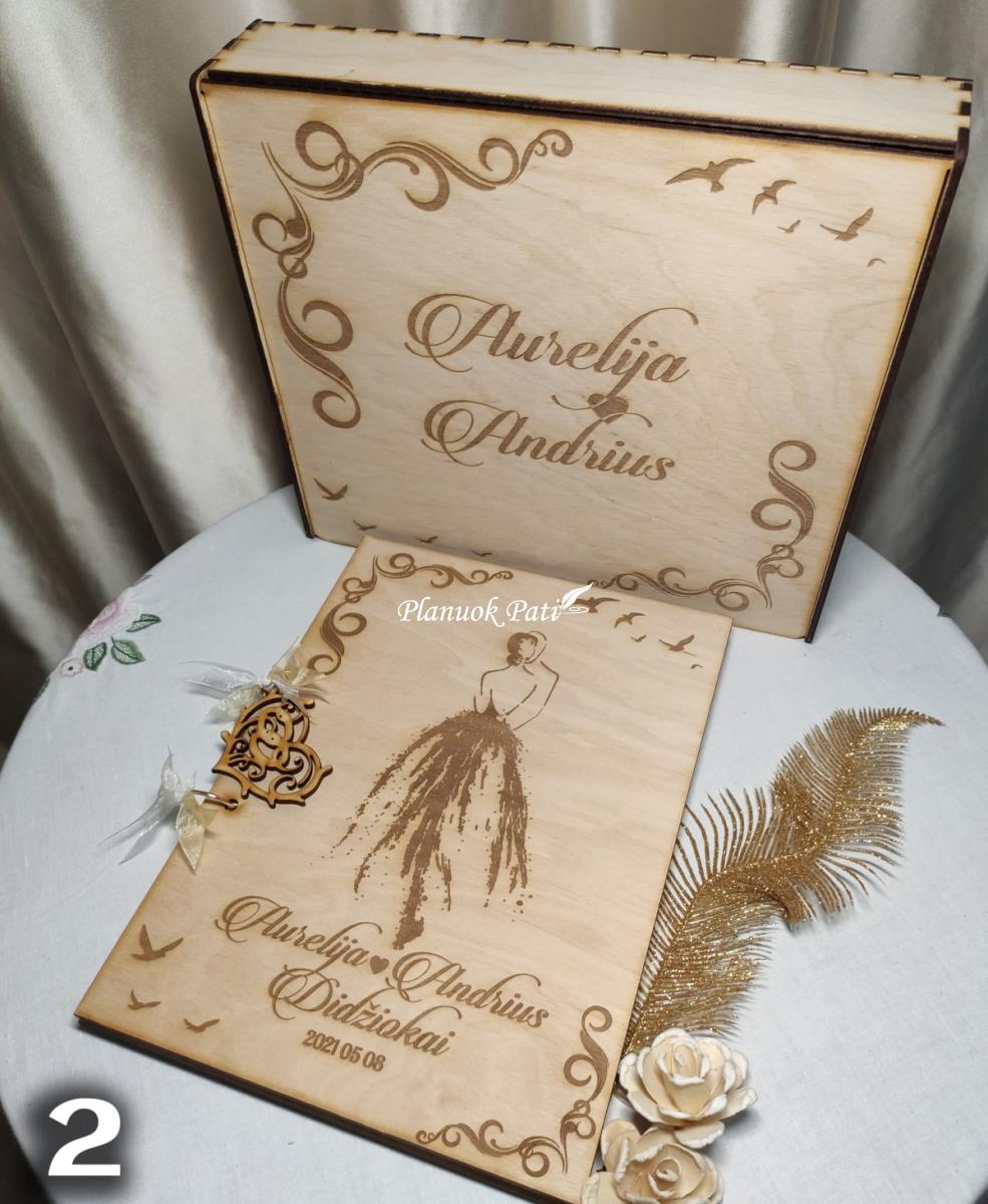 Svečių palinkėjimų knyga A4 formato