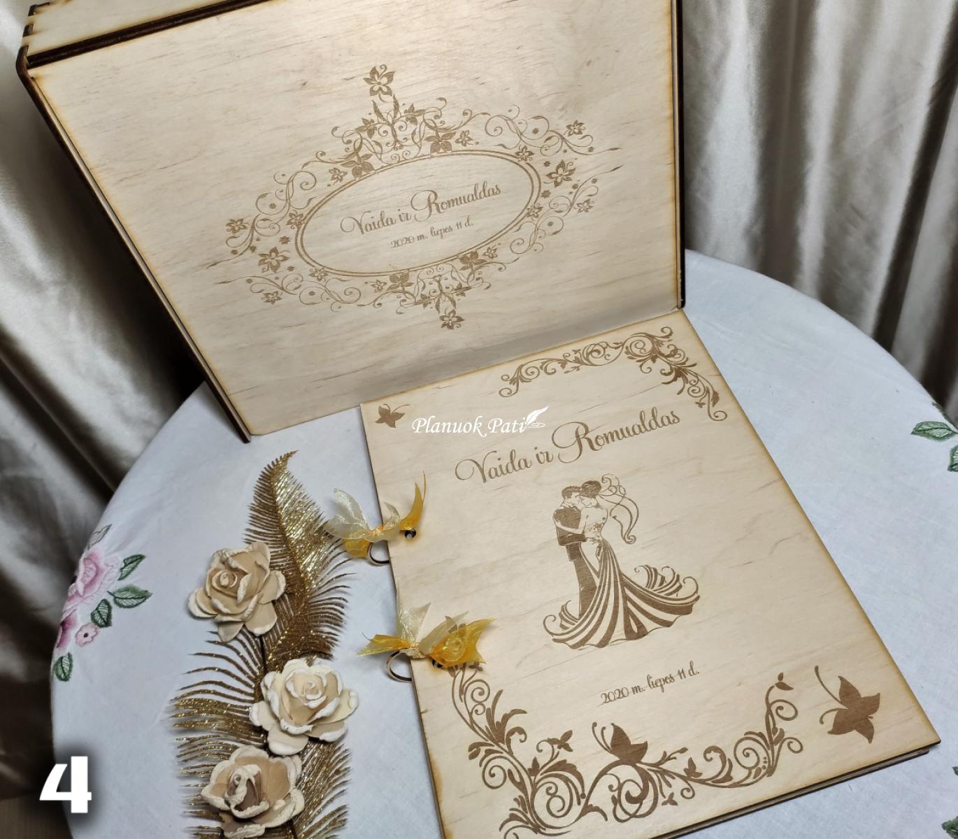 Svečių palinkėjimų knyga A4 formato