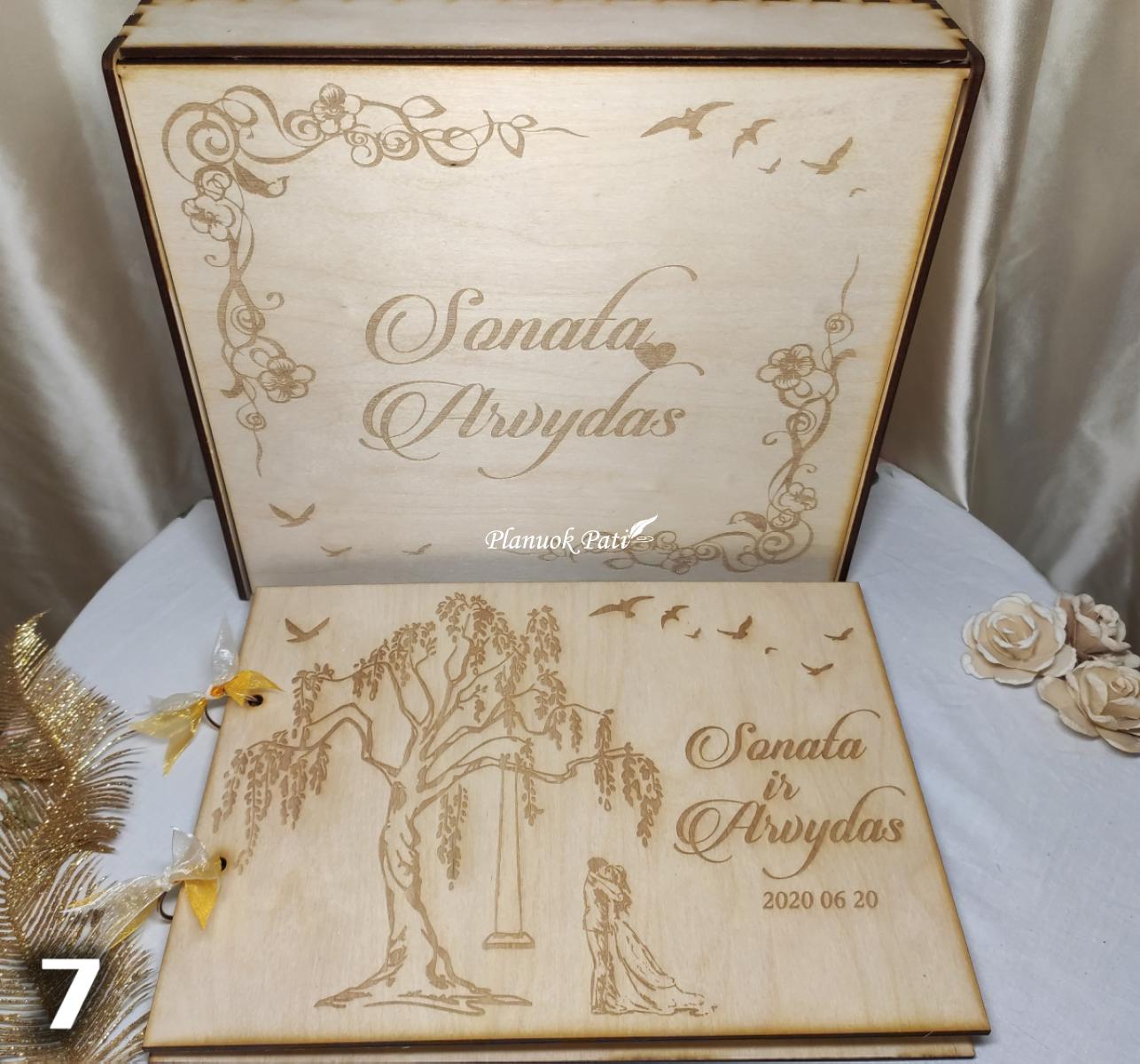 Svečių palinkėjimų knyga A4 formato