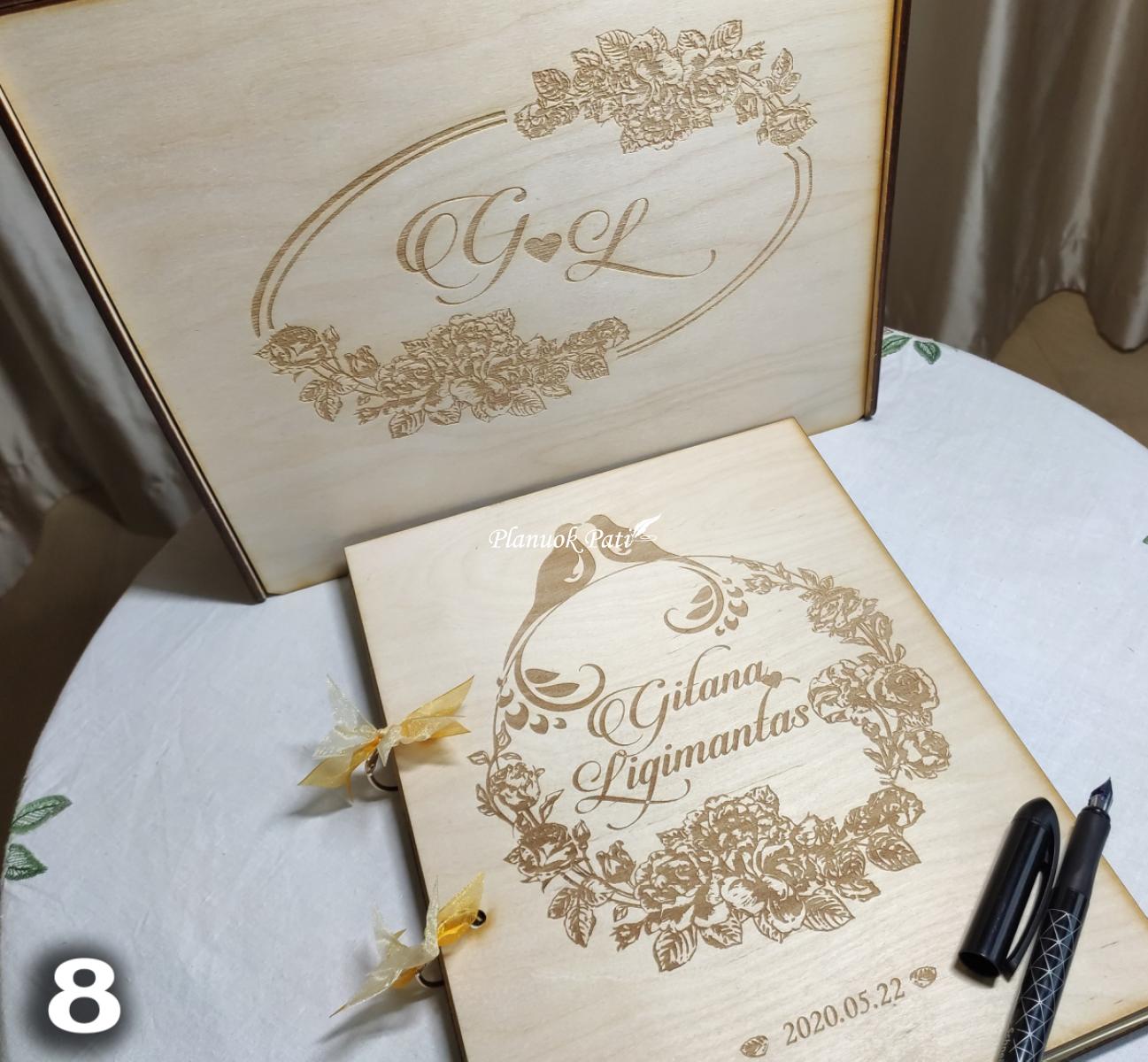 Svečių palinkėjimų knyga A4 formato