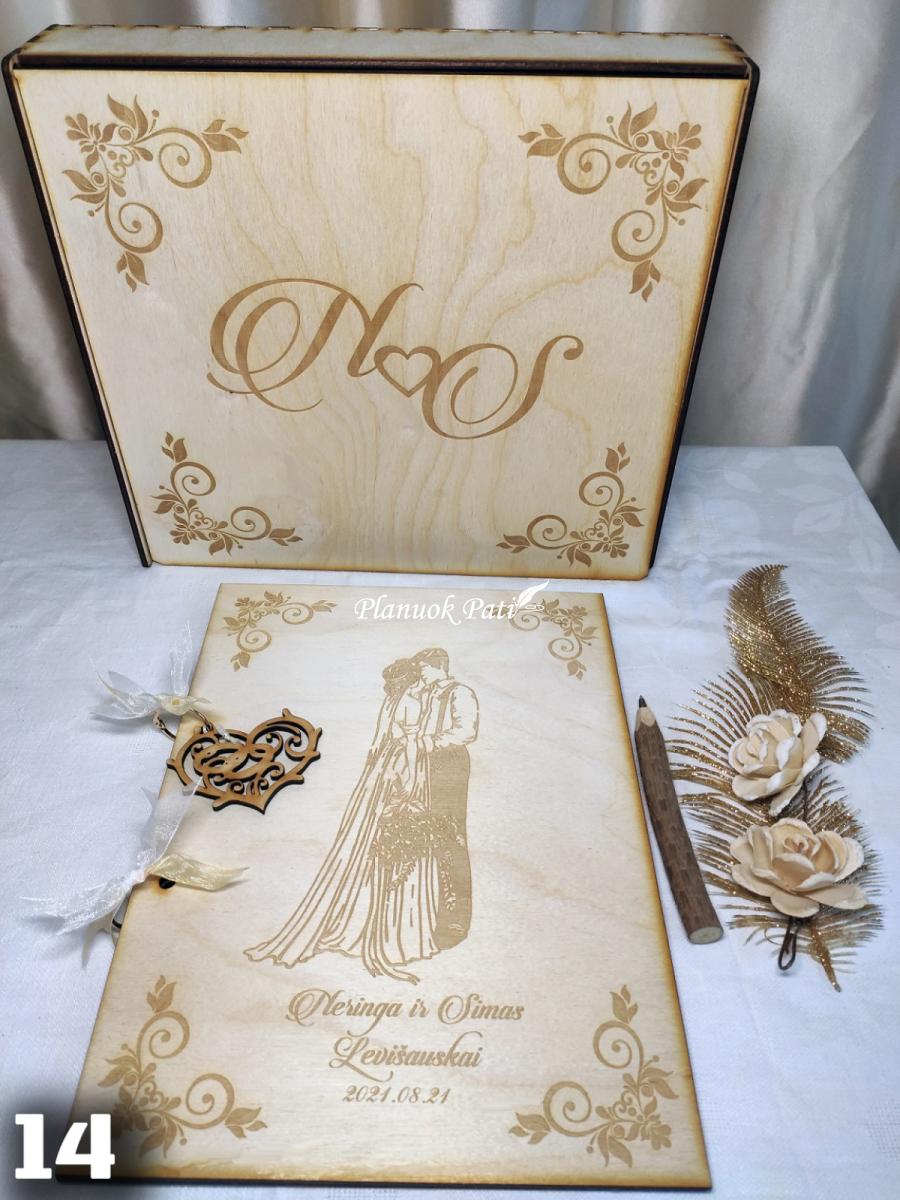 Svečių palinkėjimų knyga A4 formato