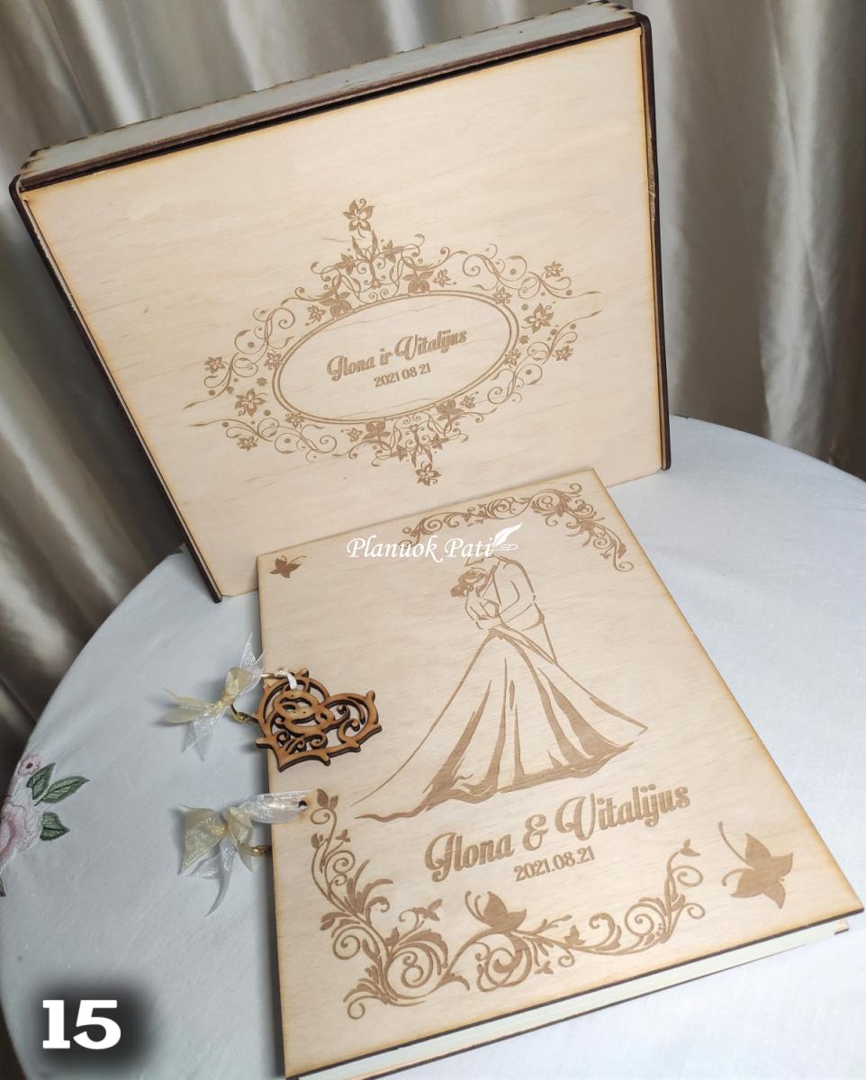 Svečių palinkėjimų knyga A4 formato