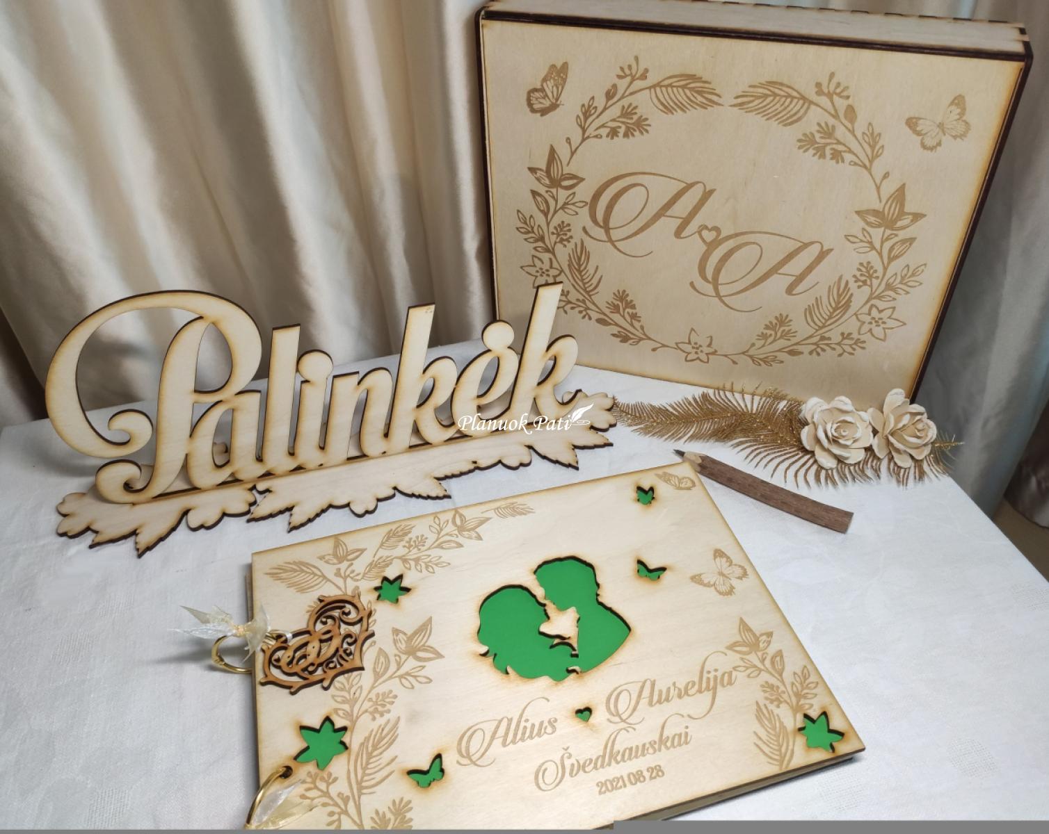 Svečių palinkėjimų knyga A4 formato