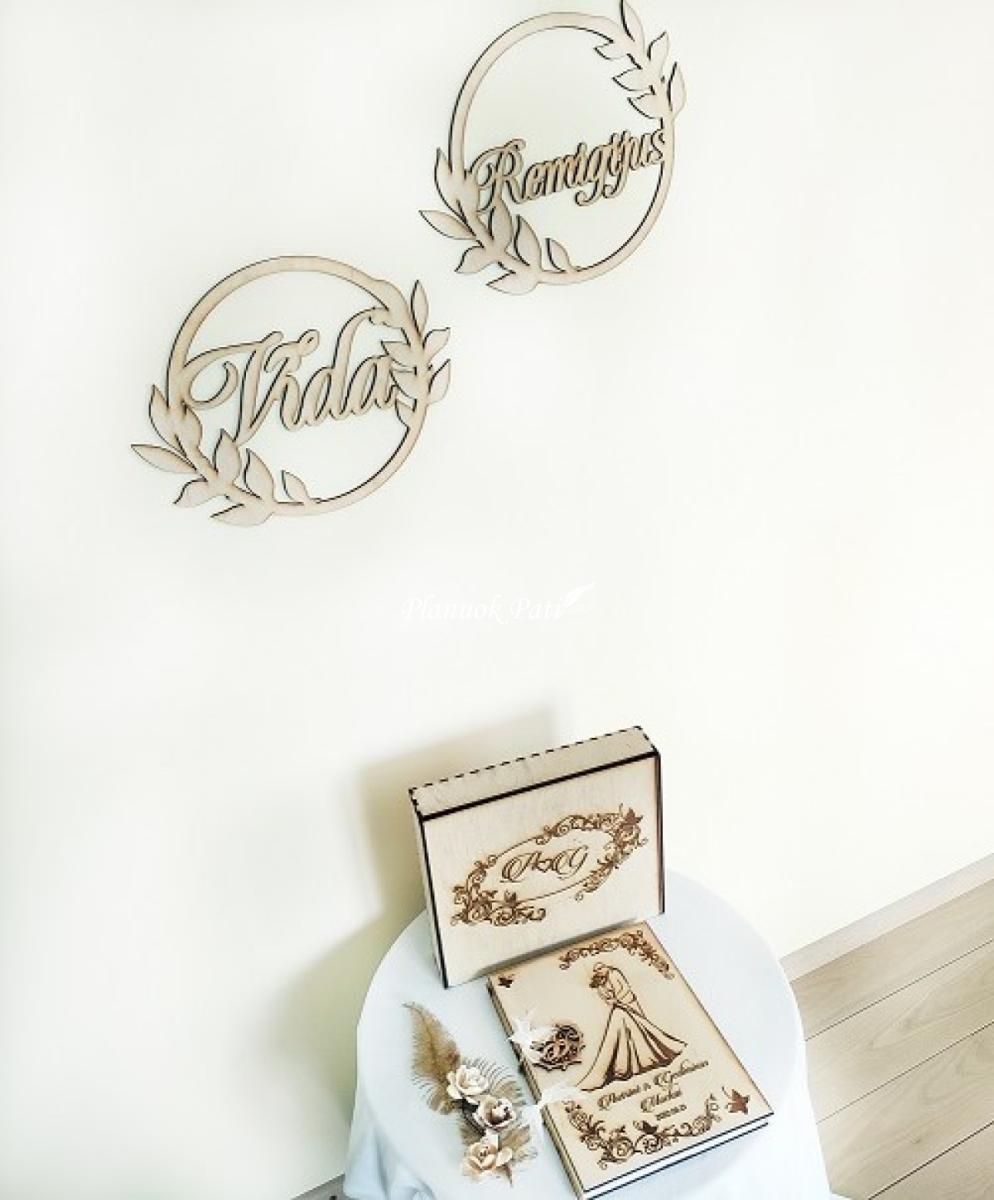 Svečių palinkėjimų knyga A4 formato