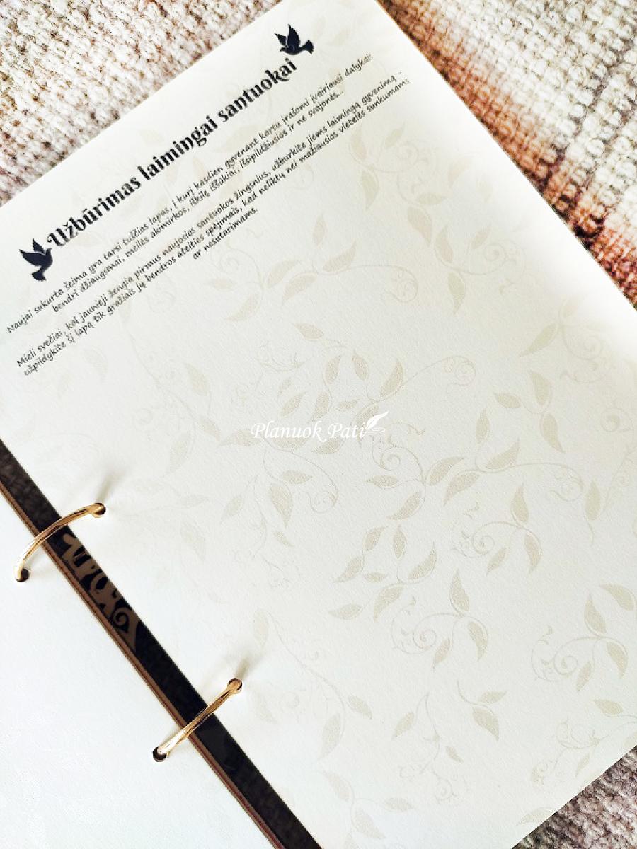 Svečių palinkėjimų knyga A4 formato