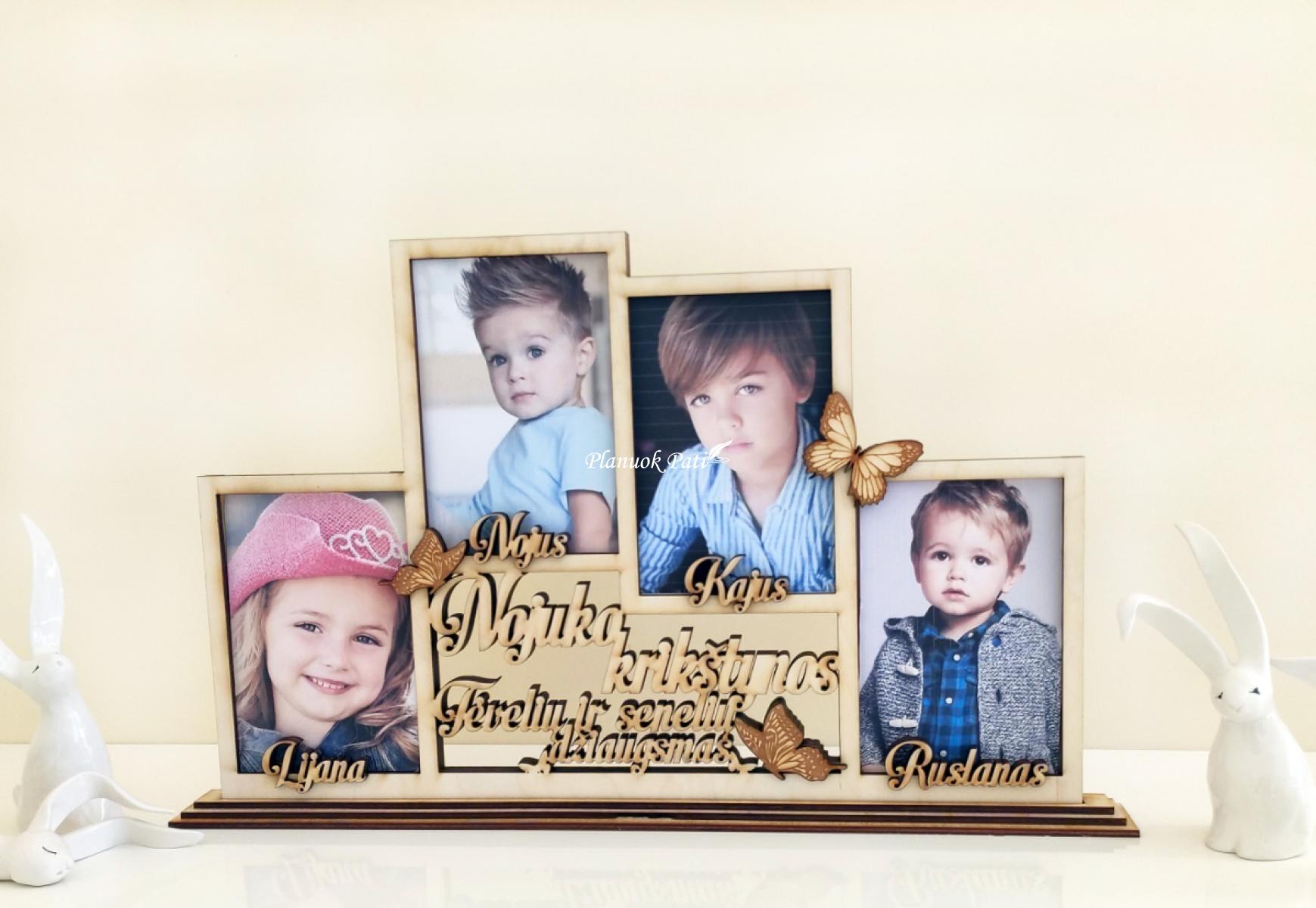 Pastatomi fotorėmeliai