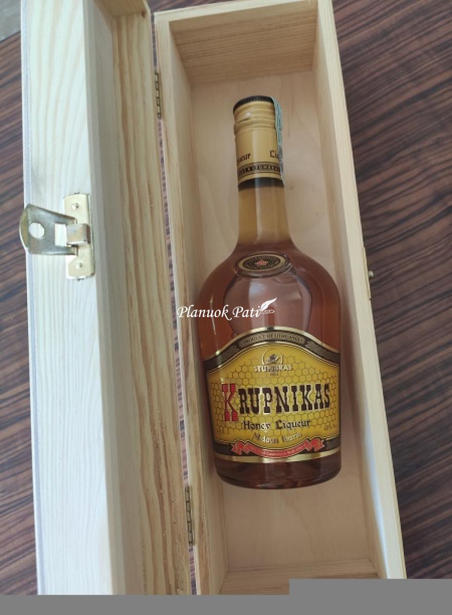 Padėka-dovana tėvams - vyndėžė