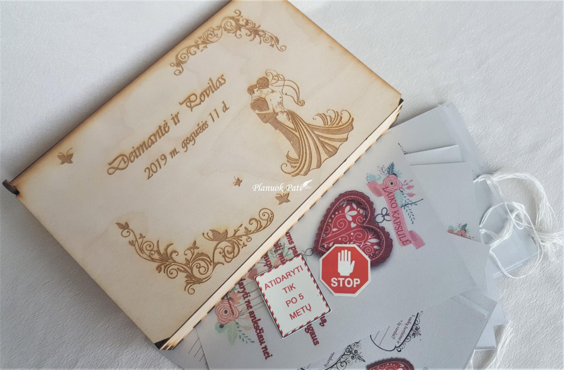 Laiko kapsulė svečių palinkėjimams