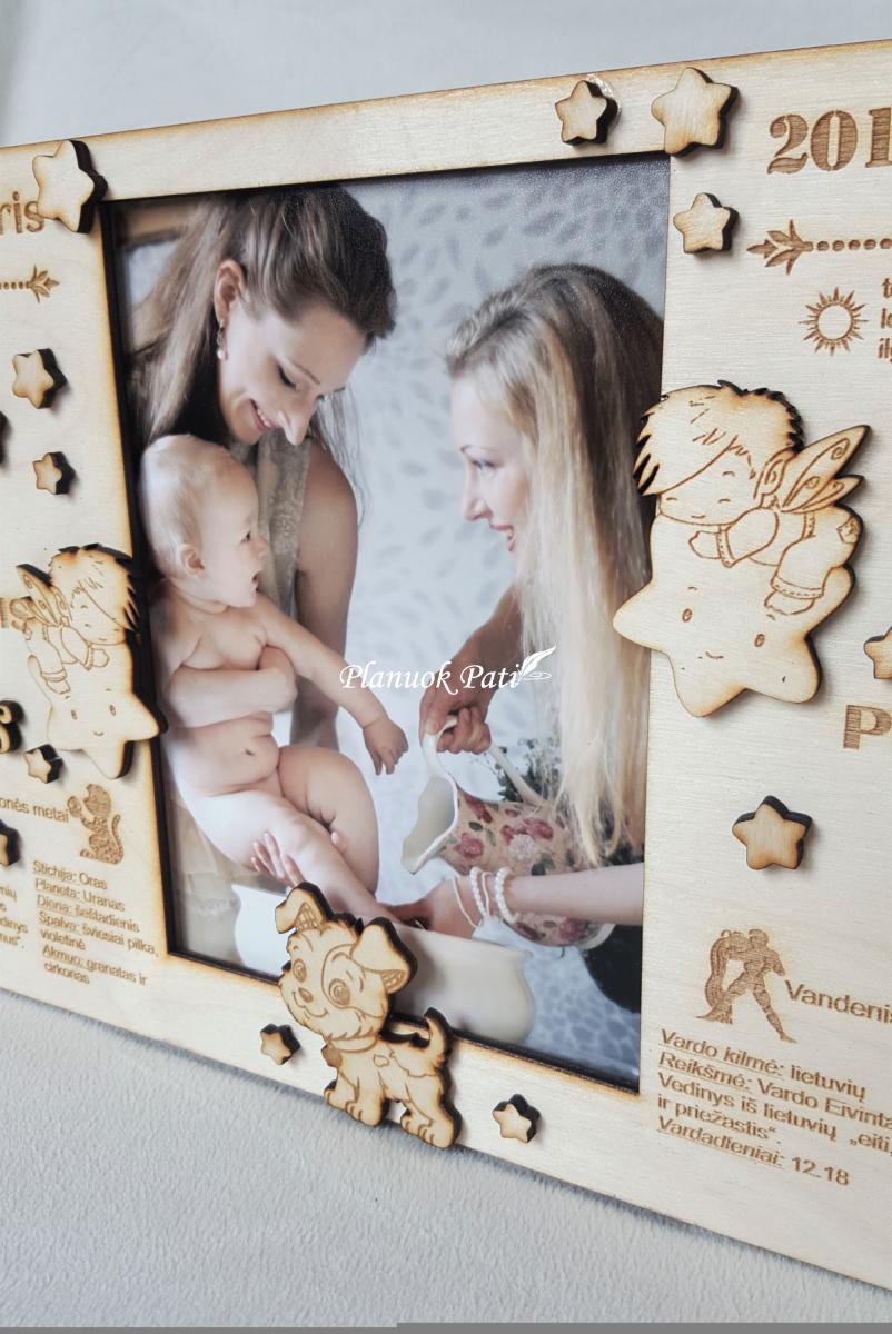 Dvigubas rėmelis - metrikai su nuotrauka