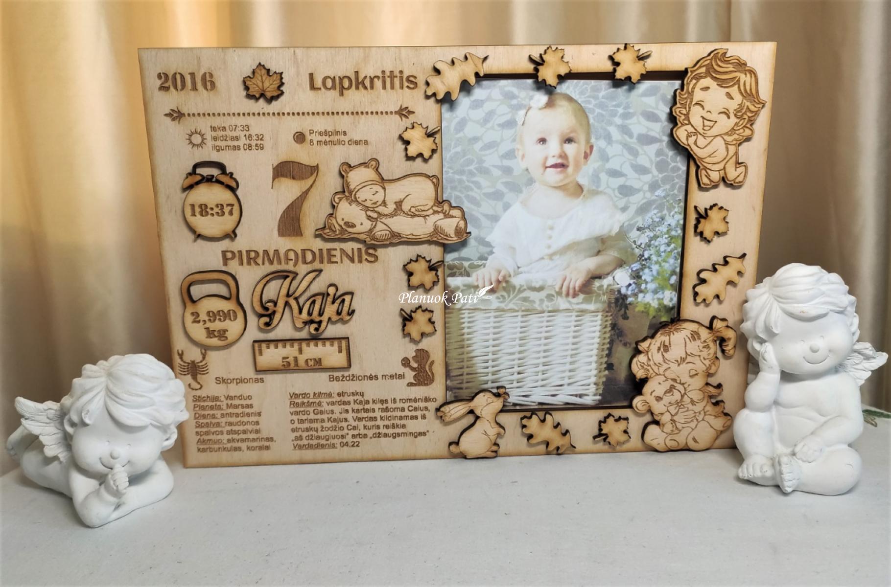 Rėmelis - metrikai su nuotrauka