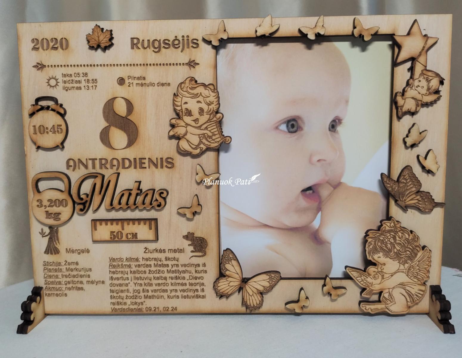 Rėmelis - metrikai su nuotrauka