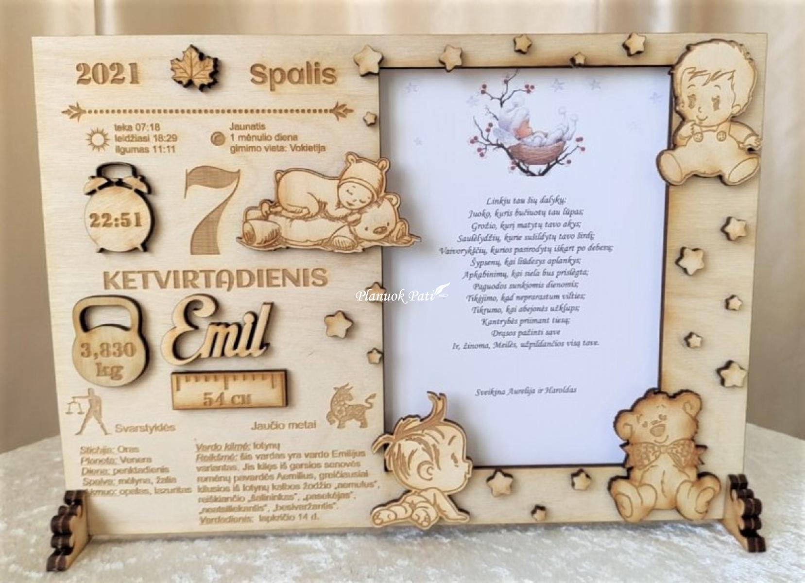 Rėmelis - metrikai su nuotrauka