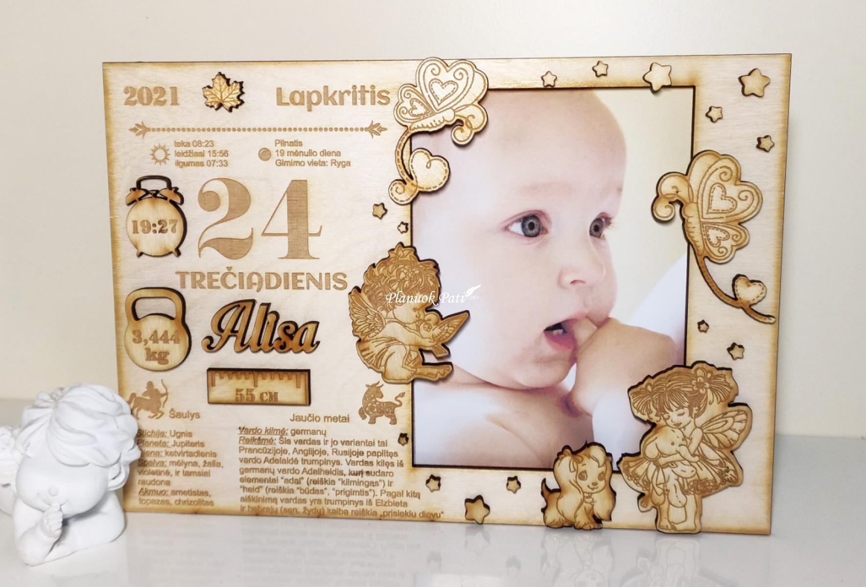 Rėmelis - metrikai su nuotrauka