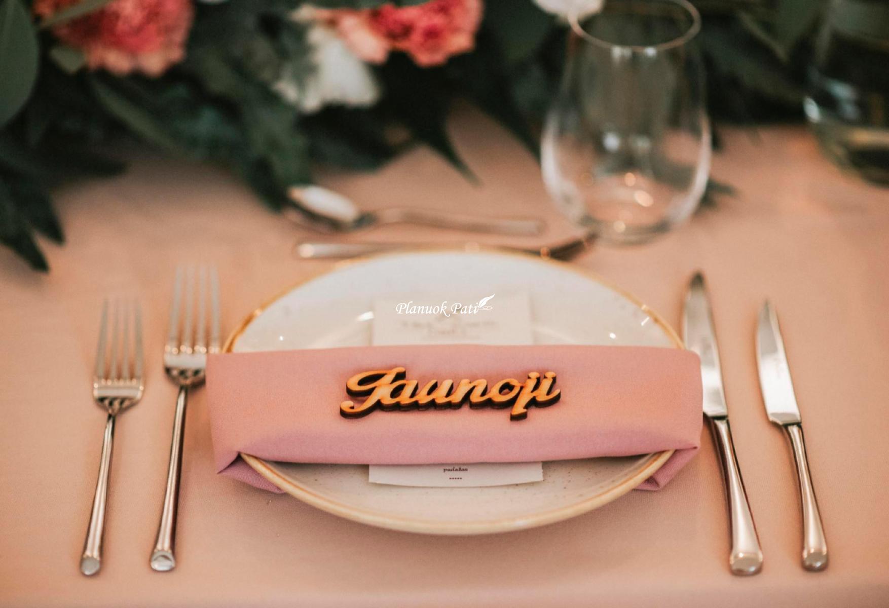 Krikštynų vardo kortelės su magnetukais