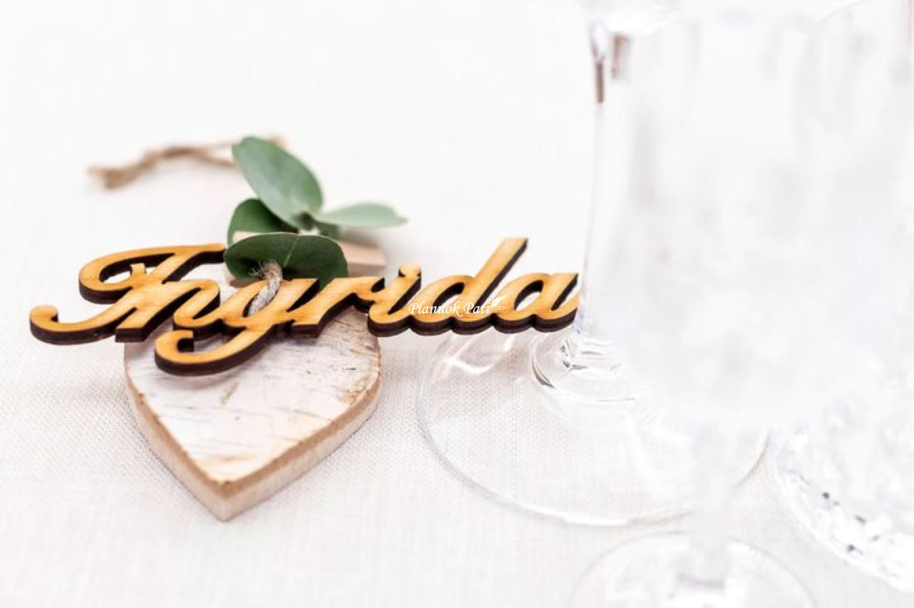 Krikštynų vardo kortelės su magnetukais