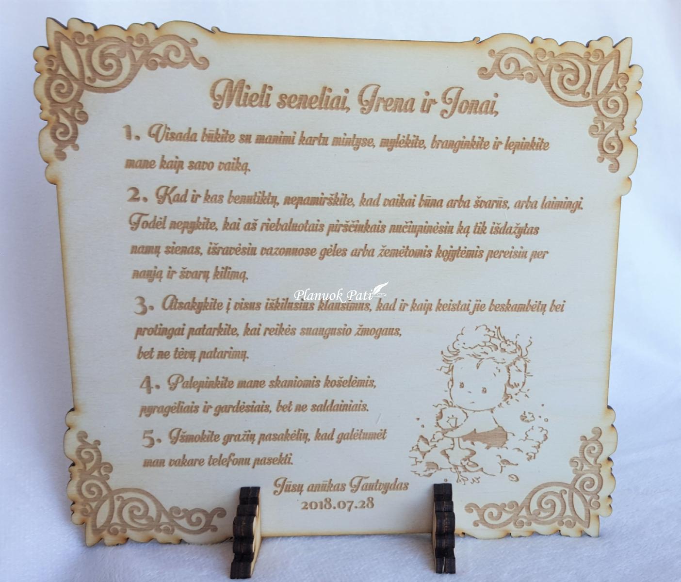 Pasižadėjimai seneliams