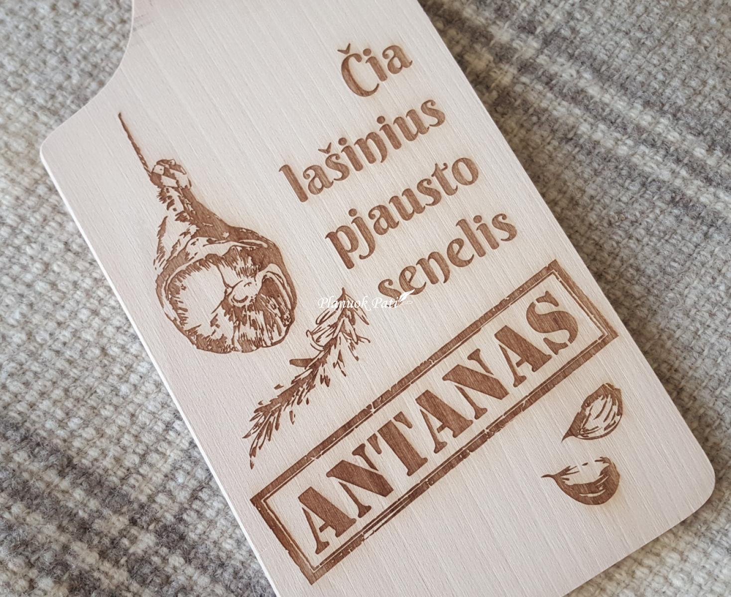 Pjaustymo lentelė seneliui