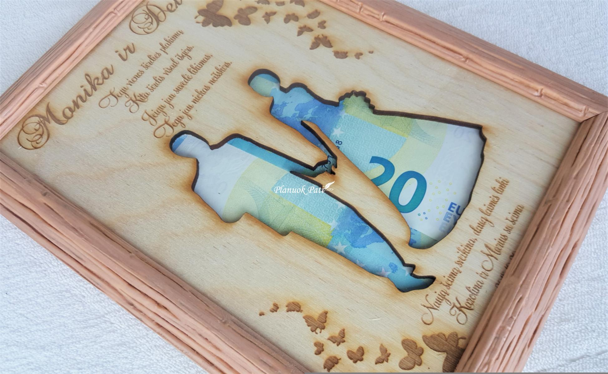 Rėmelis pinigams dovanoti