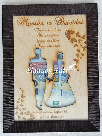 Rėmelis pinigams dovanoti