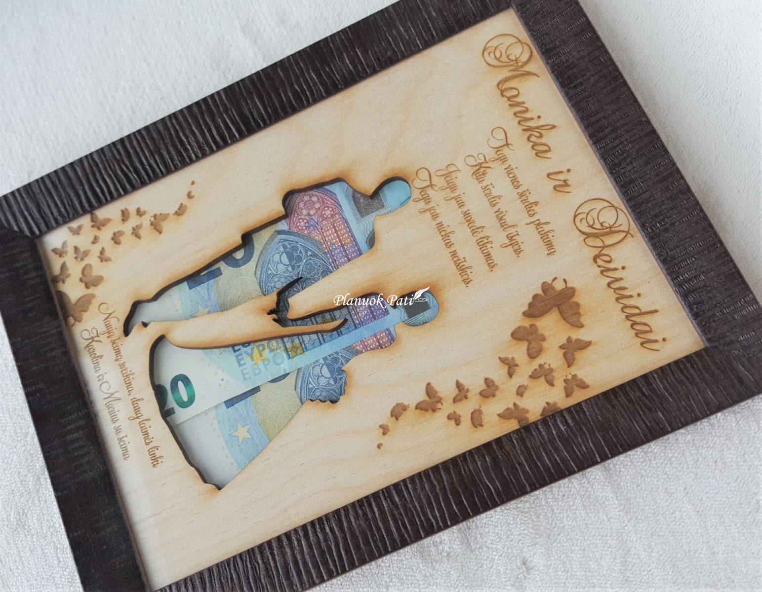 Rėmelis pinigams dovanoti