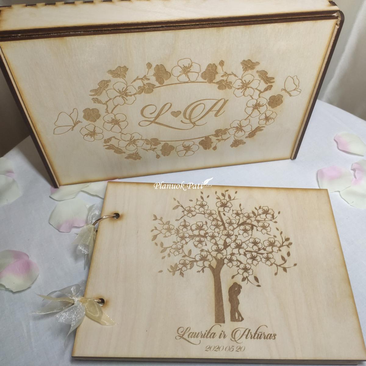 Svečių palinkėjimų knyga A5 formato