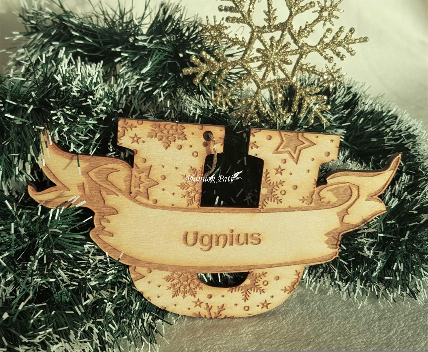 Kalėdinis žaisliukas - Vardo raidė