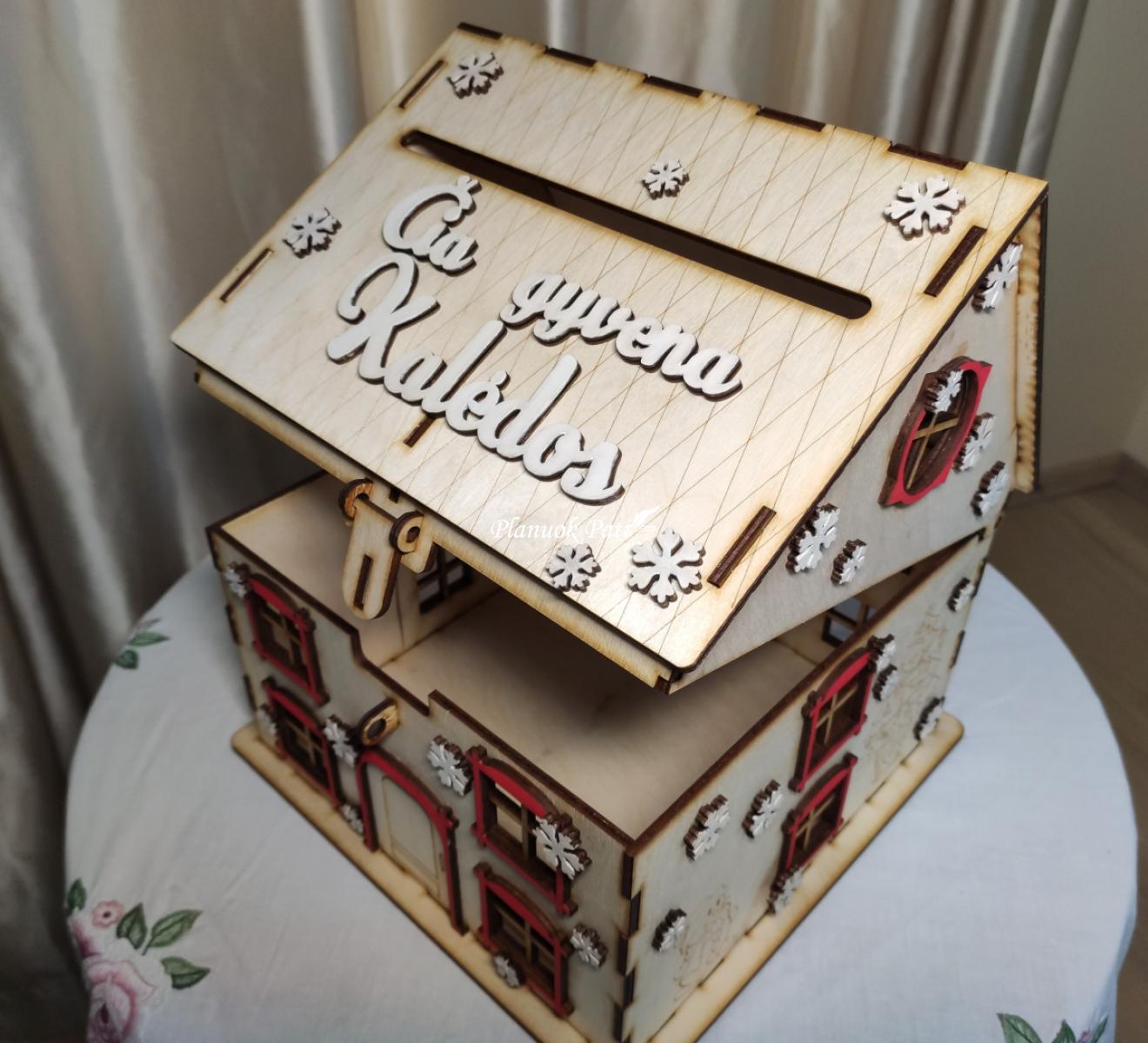 Kalėdų pašto namelis - advento kalendorius