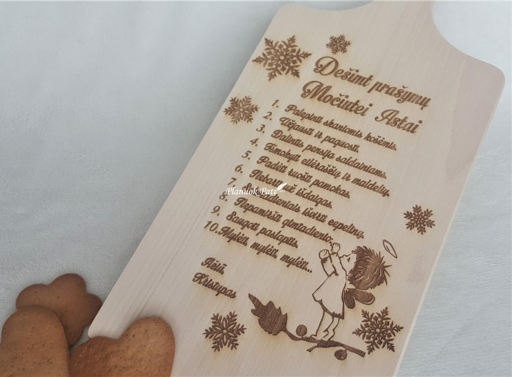 Pjaustymo lentelė močiutei