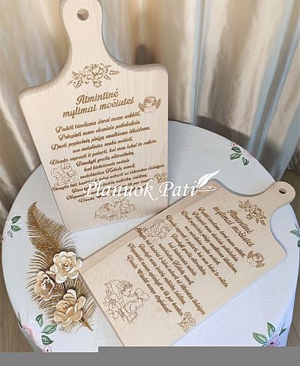 Pjaustymo lentelė močiutei