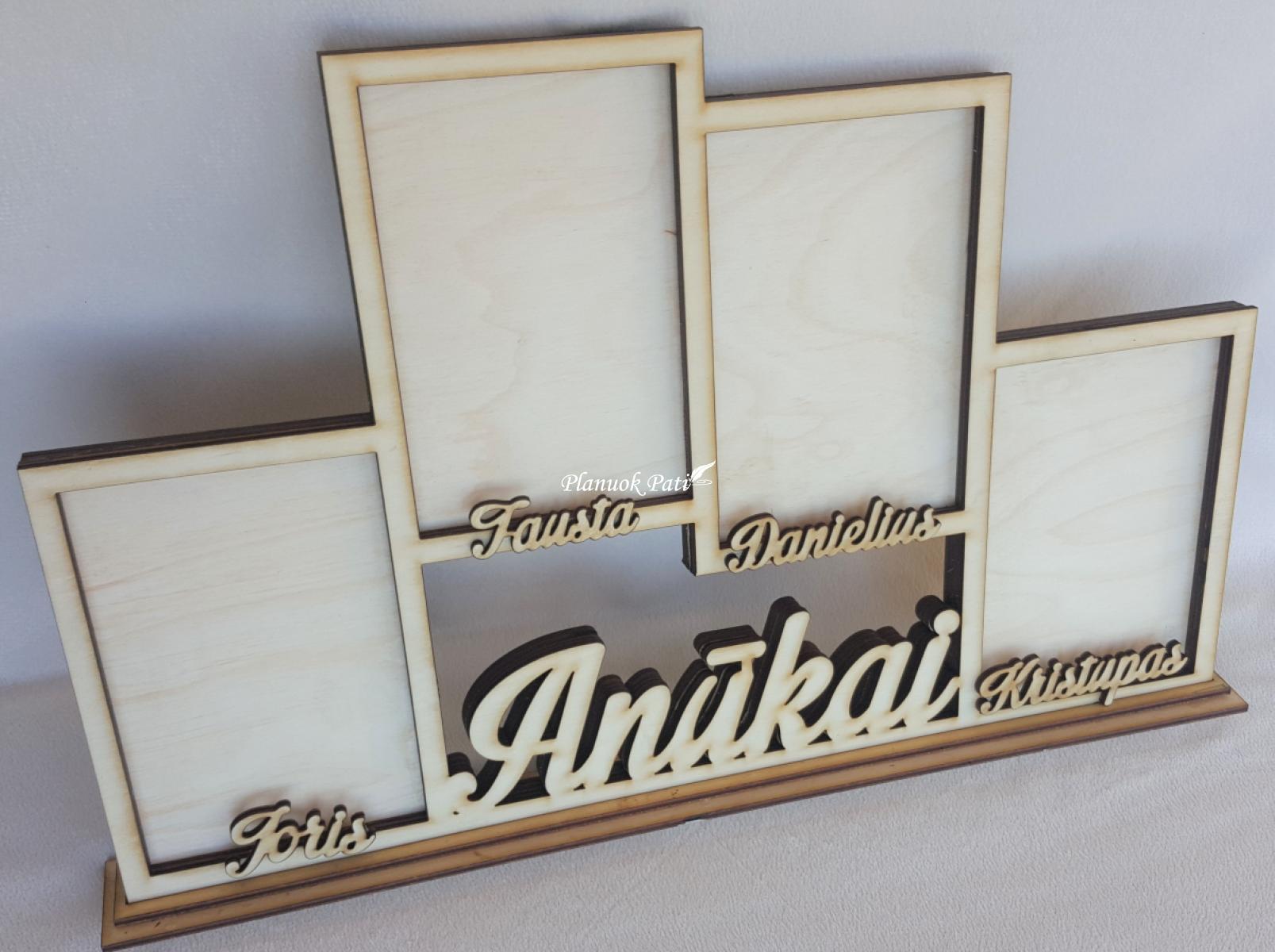 Pastatomi fotorėmeliai - Anūkai