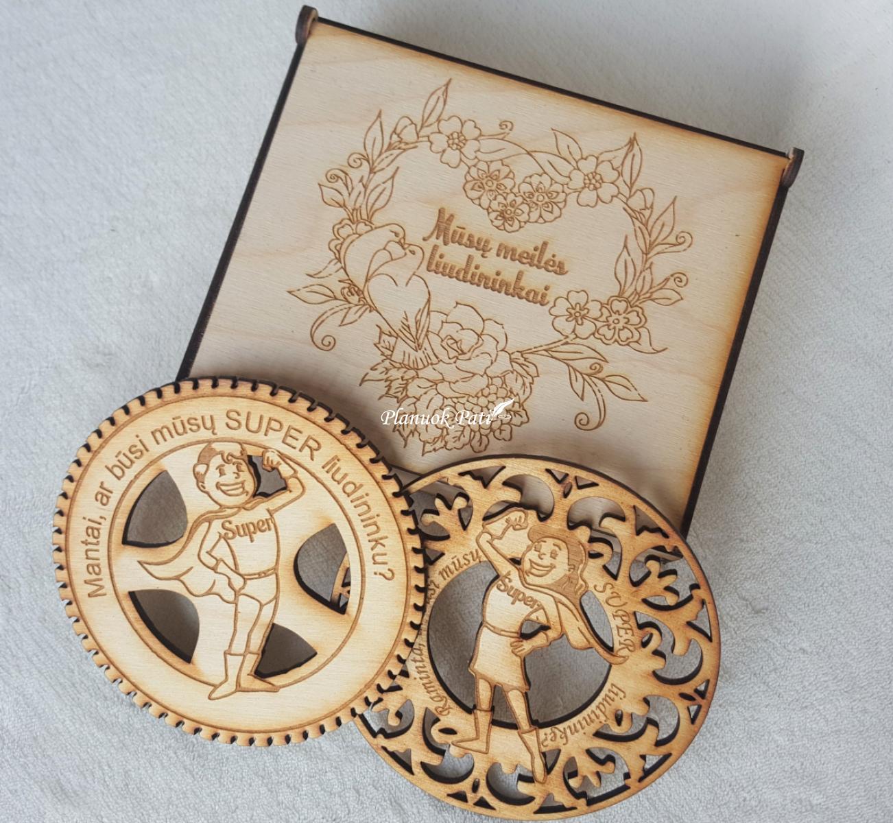 Pakvietimas liudininkams/piršliams - padėkliukai