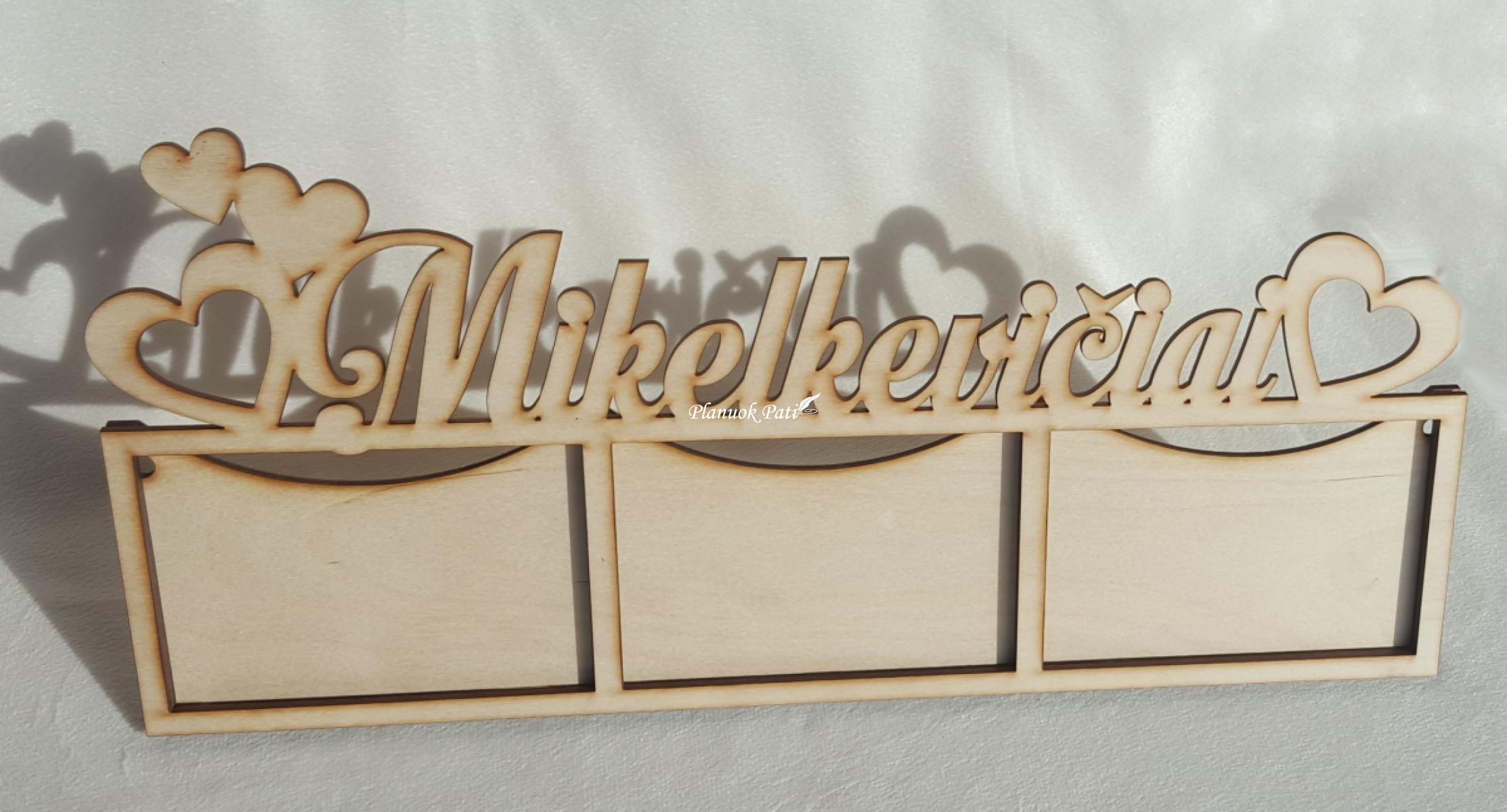 Personalizuotas rėmelis nuotraukoms