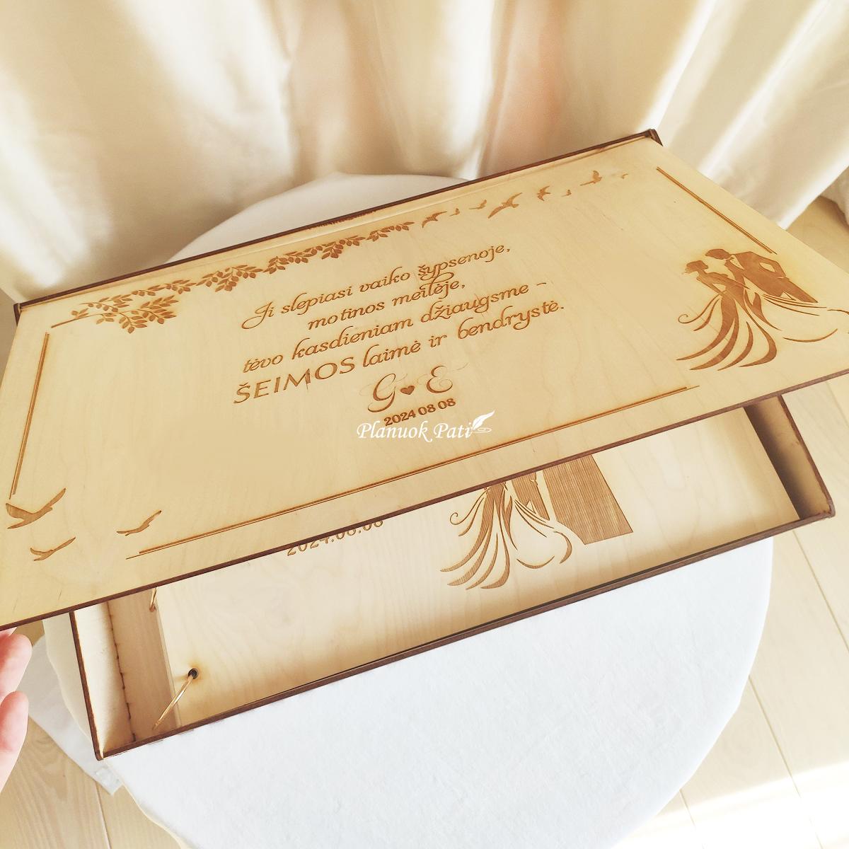 Didysis nuotraukų albumas dėžėje - A3 formato