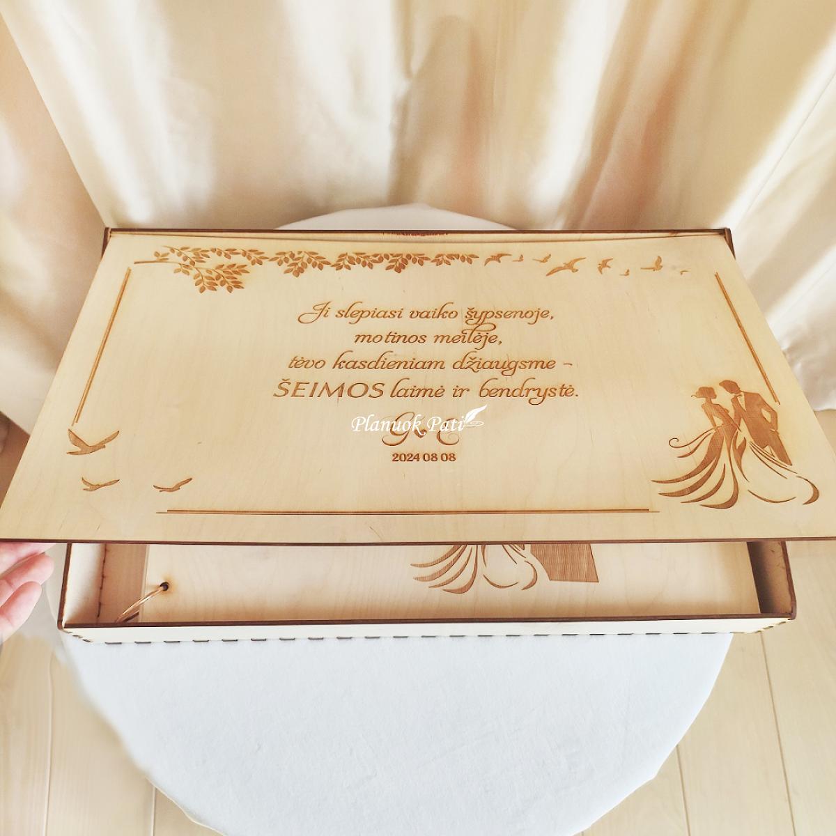 Didysis nuotraukų albumas dėžėje - A3 formato