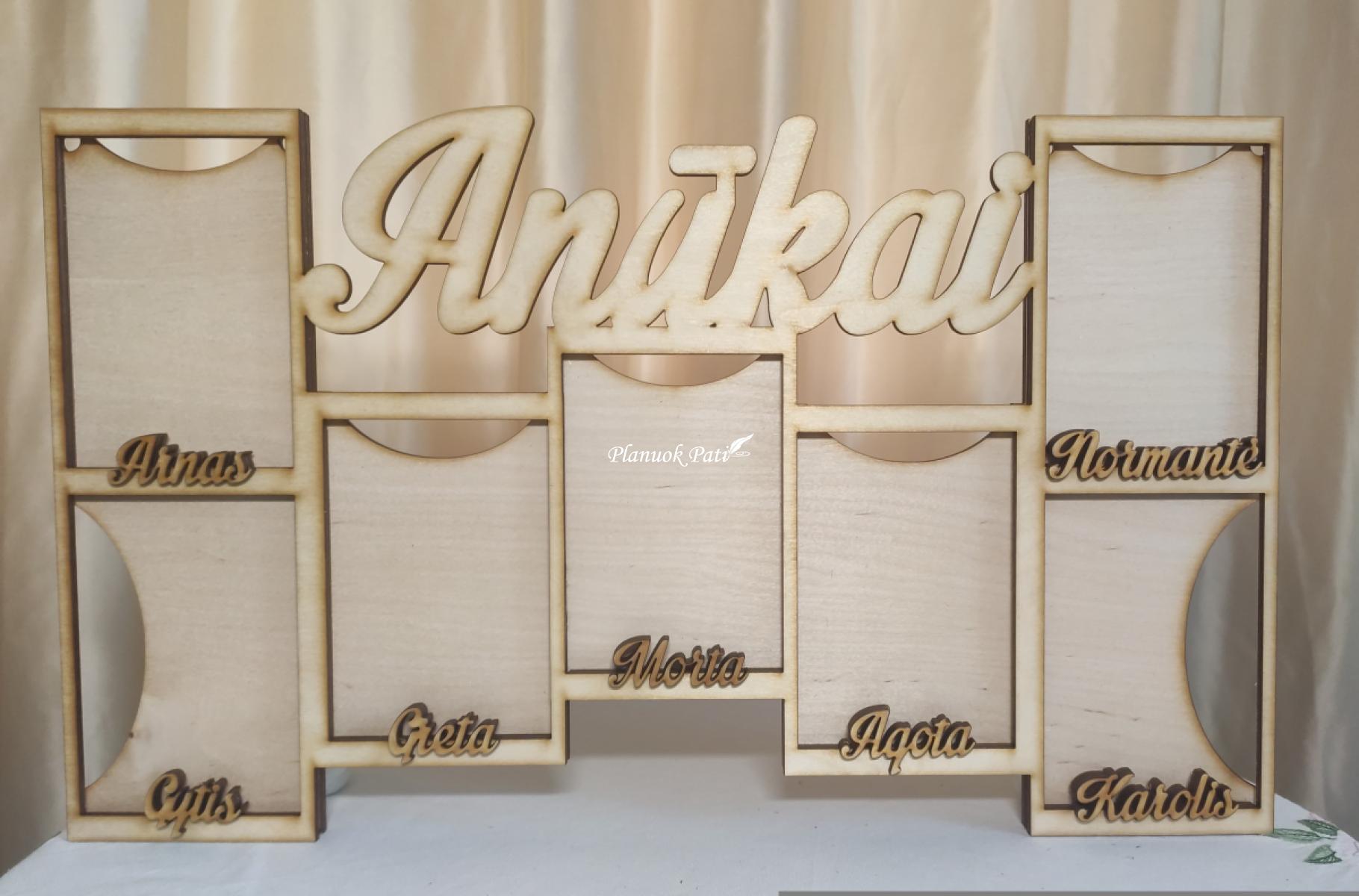 Pakabinami rėmeliai - vardiniai
