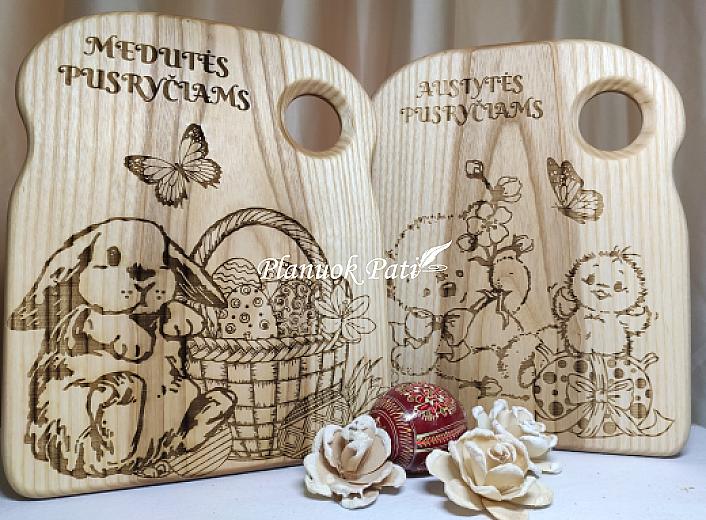 Lentelė-padėklas gardiems pusryčiams - sumuštinių duonos formos