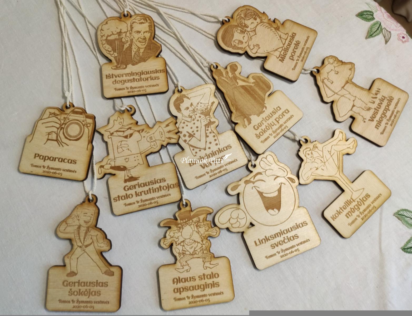 Medaliai - magnetukai