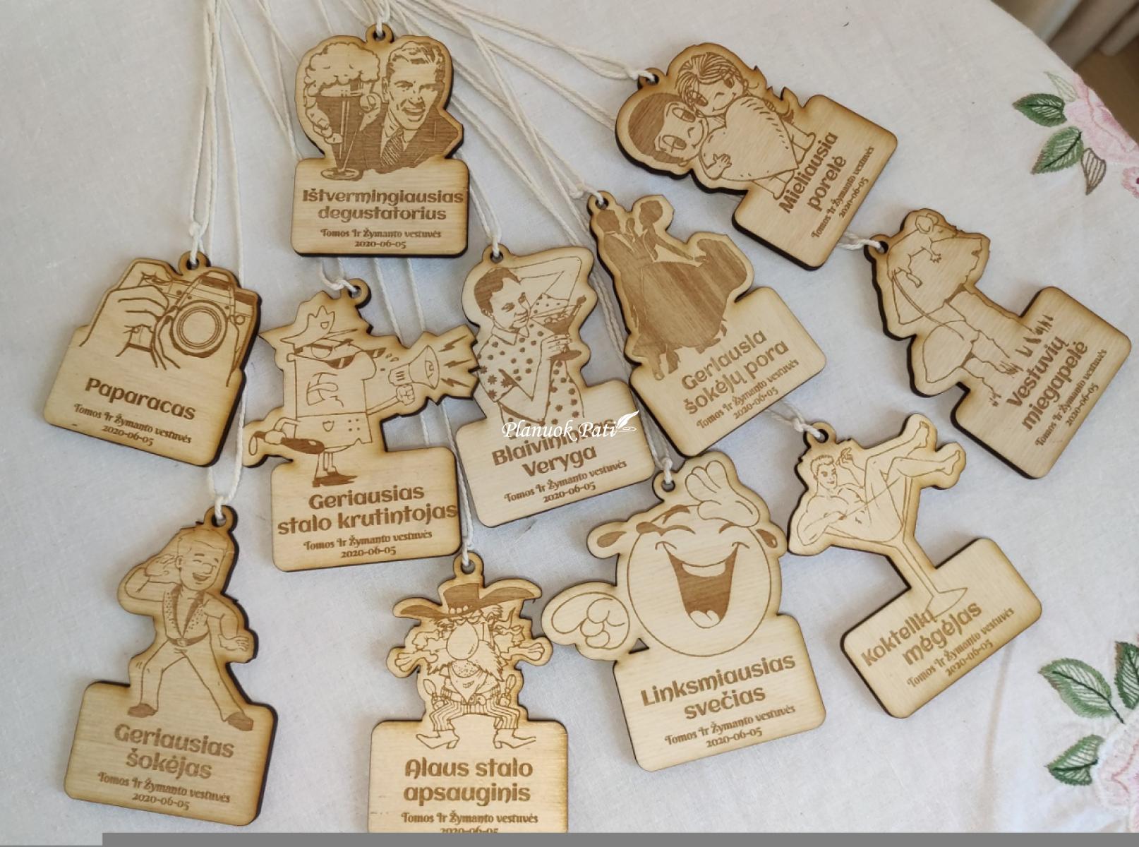 Medaliai - magnetukai