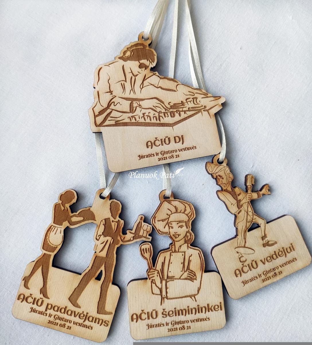 Medaliai - magnetukai