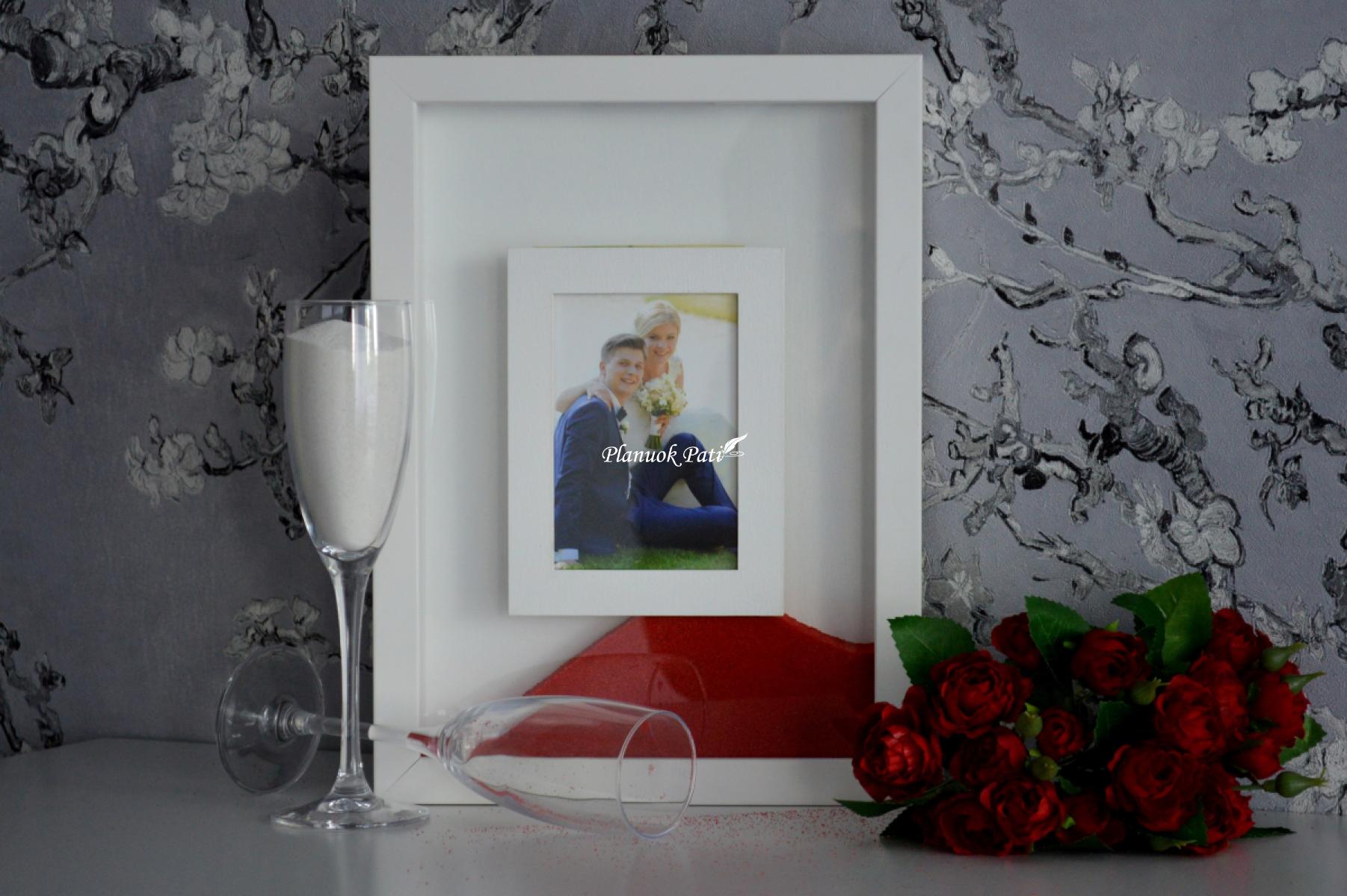 Rėmelis smėlio ceremonijai - pakabinamas