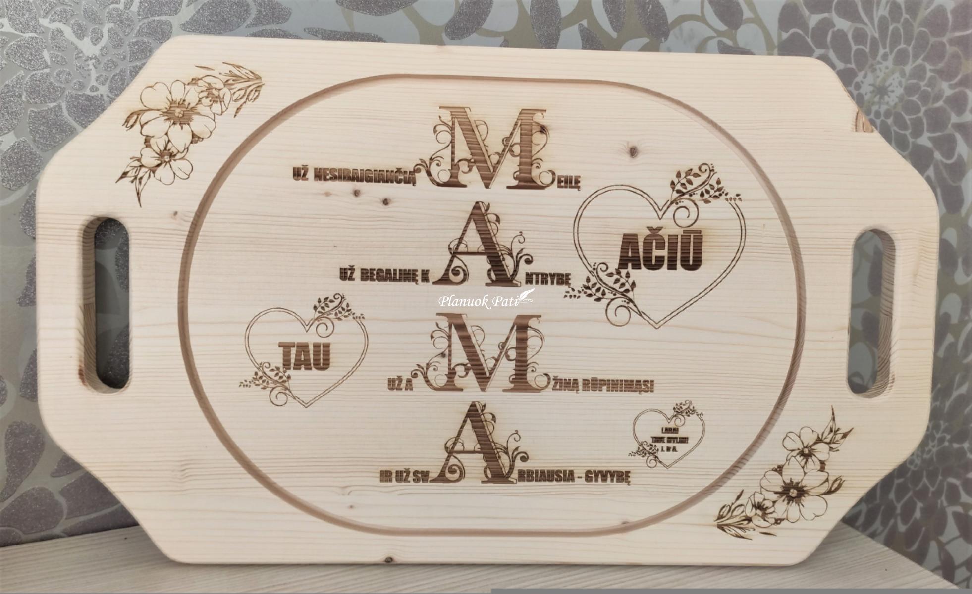 Didelis padėklas - dovana