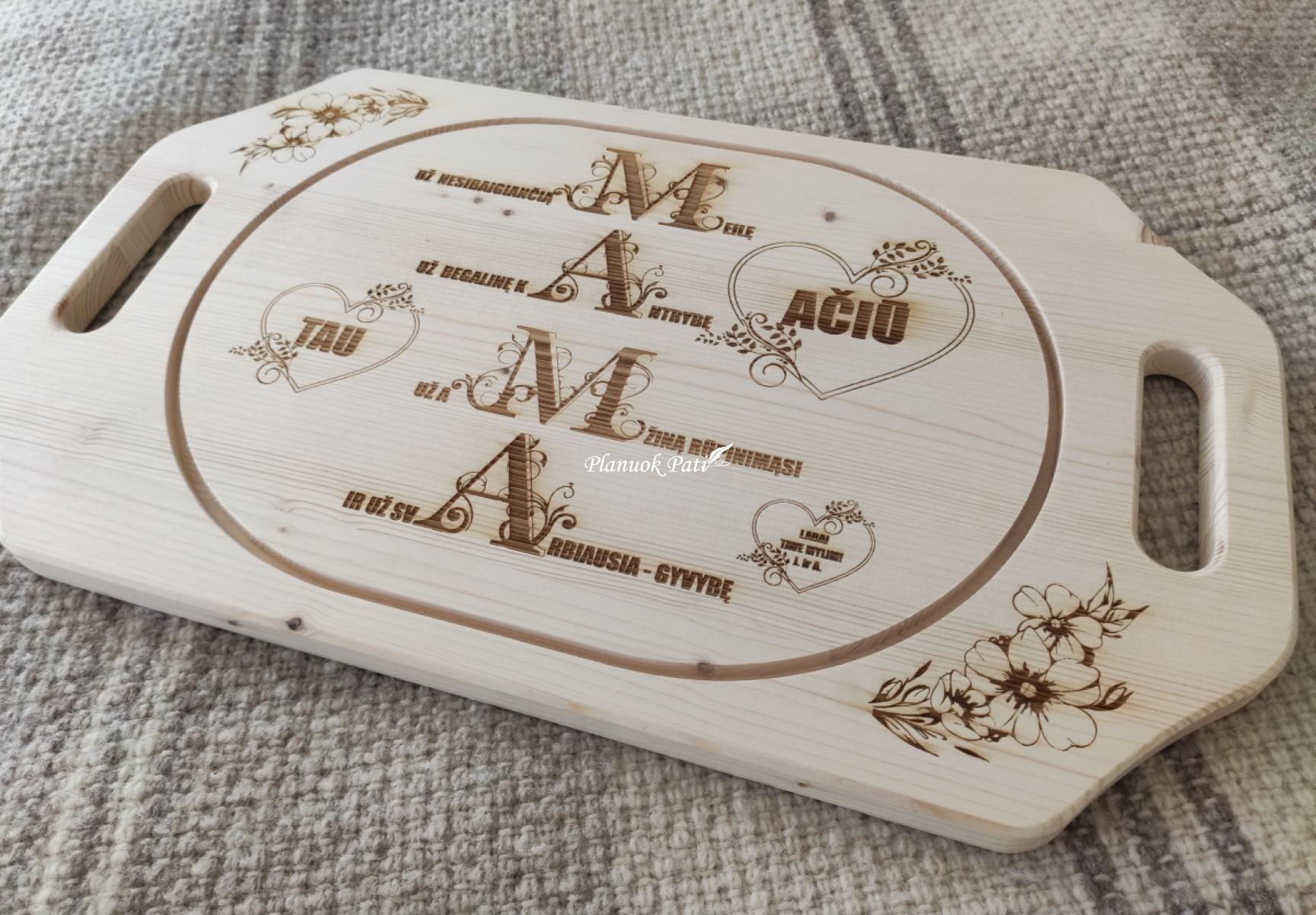 Didelis padėklas - dovana