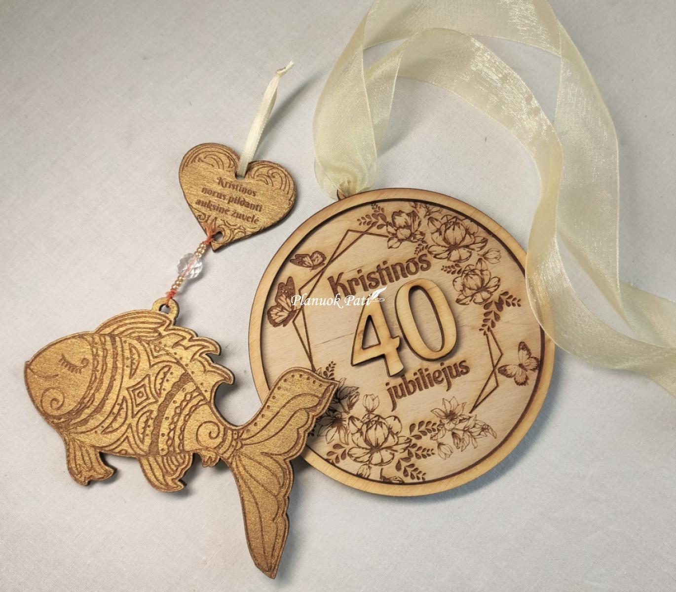 Norus pildanti auksinė žuvelė Jubiliejui