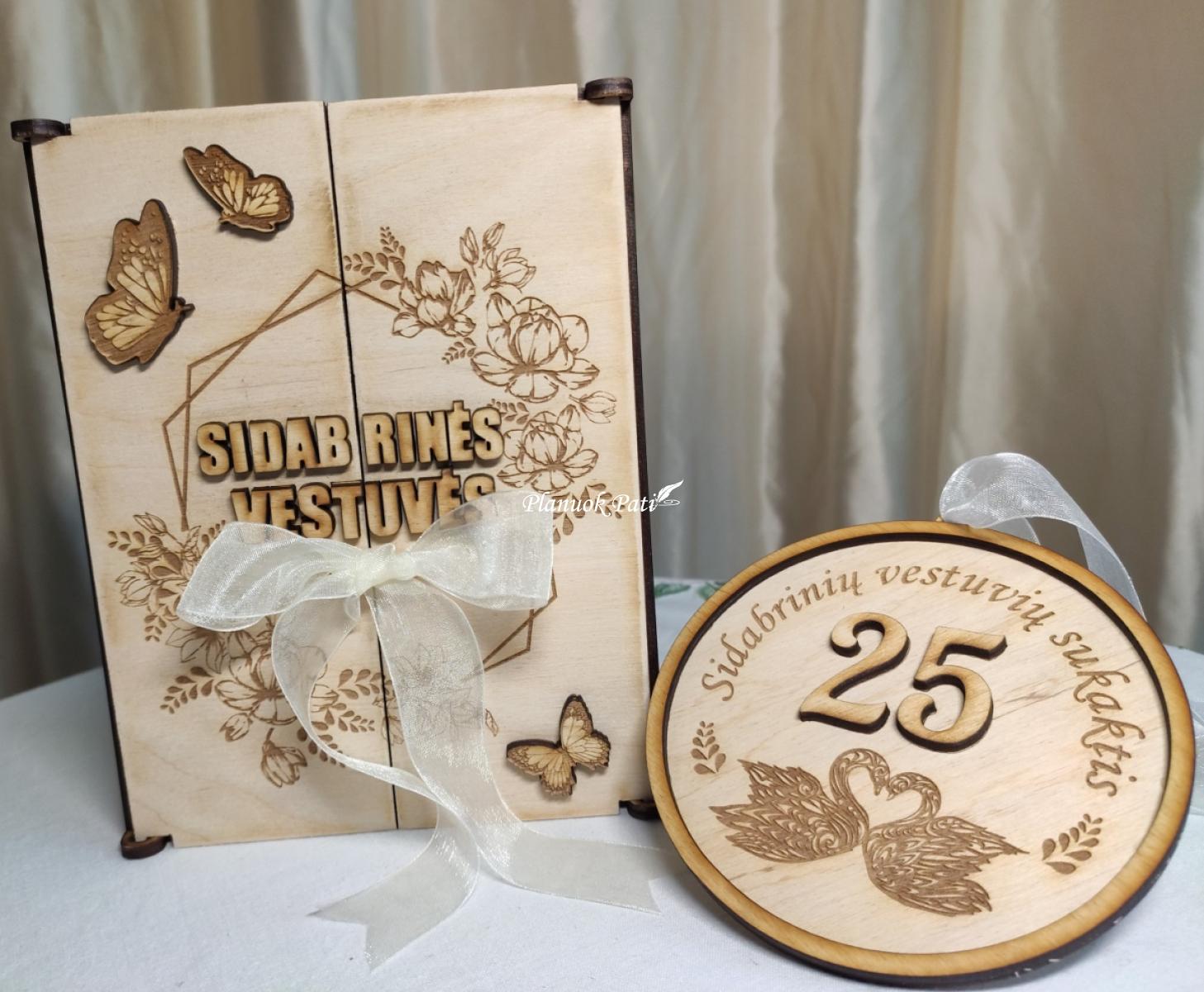 Atverčiami rėmeliai vestuvių jubiliejui