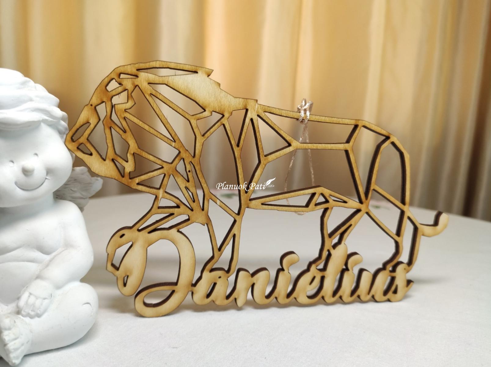 Kalėdinis žaisliukas - Vardas ir horoskopo ženklas