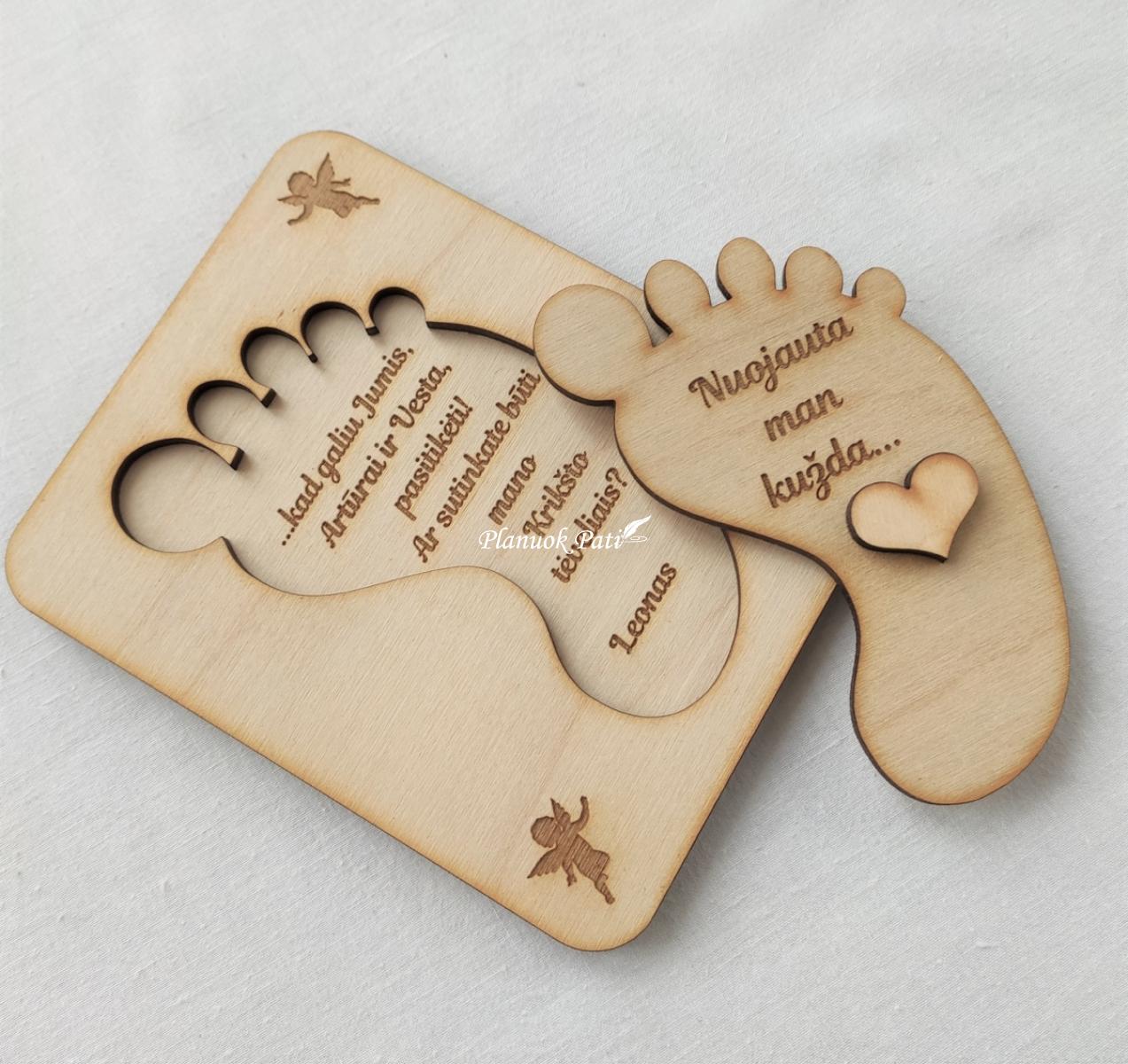 Kvietimas būti krikšto tėveliais - atkeliamas magnetukas