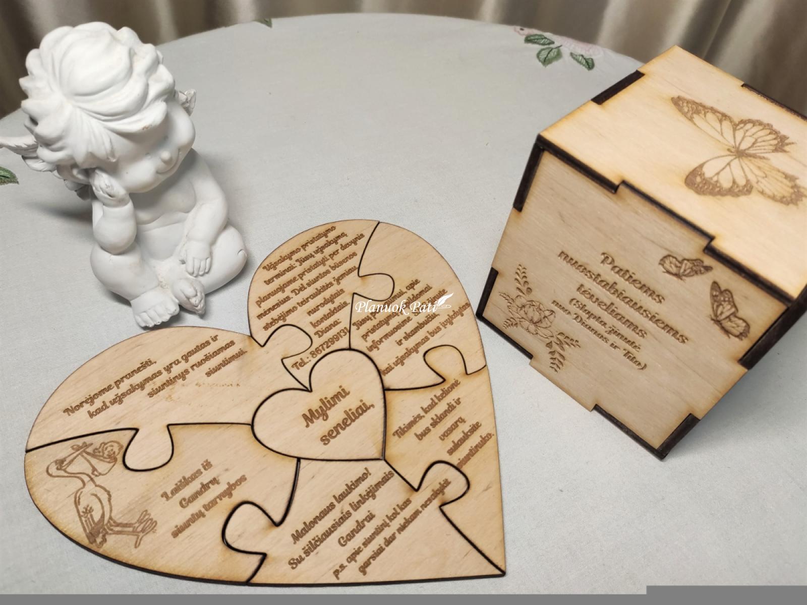 Pranešimas būsimiems seneliams - dėlionė