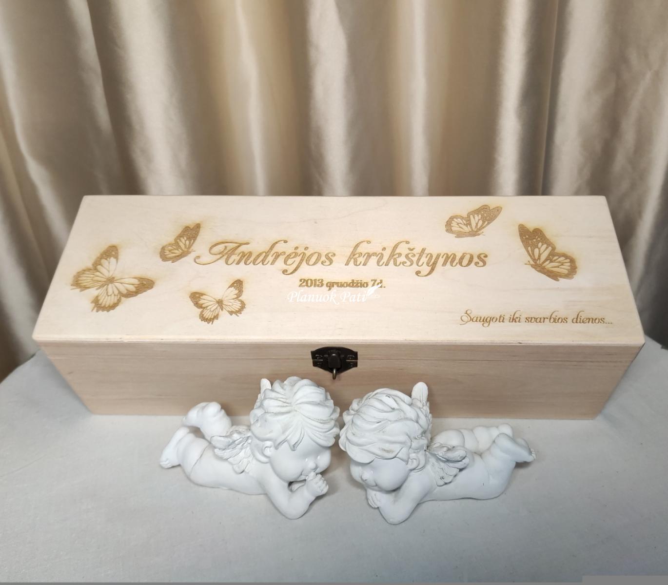 Tauraus gėrimo dėžutė krikštynoms