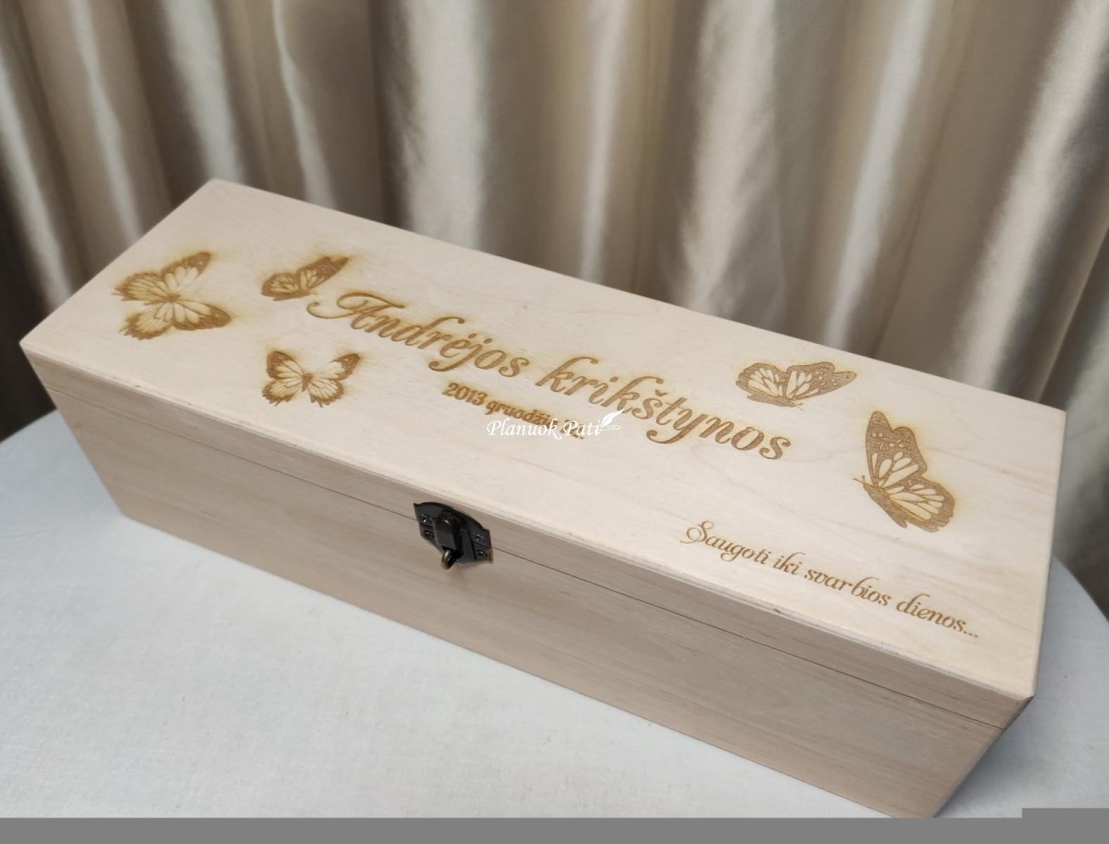 Tauraus gėrimo dėžutė krikštynoms